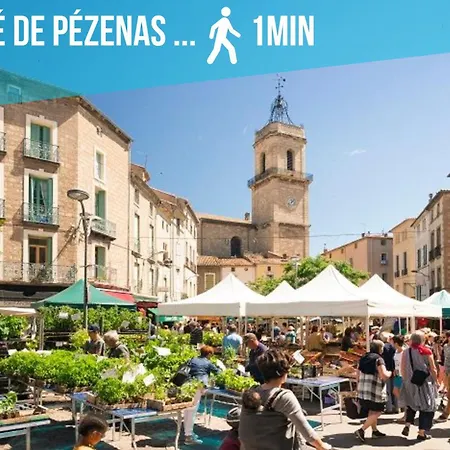 - Balneo - Videoprojecteur - Plein Centre - Free Wifi Pezenas